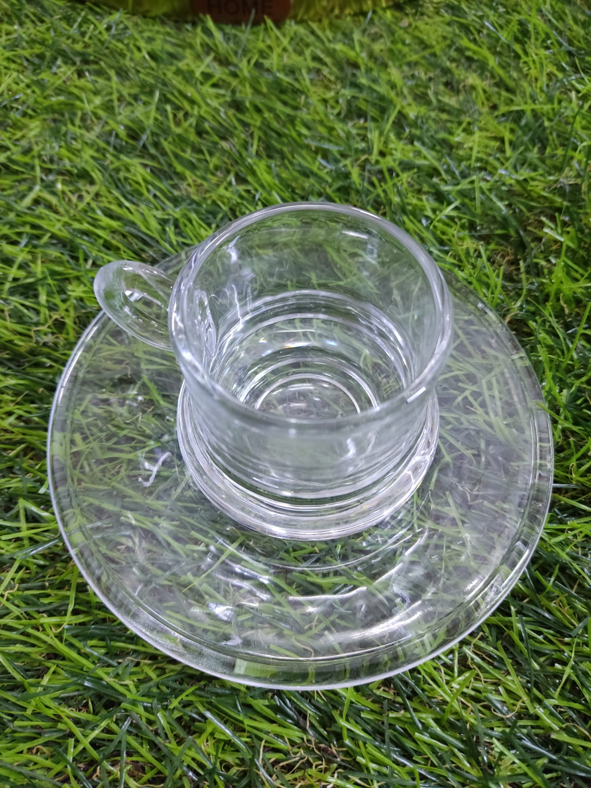 Elegant Glass Coffee Set with Tray - Diqqawi Plates