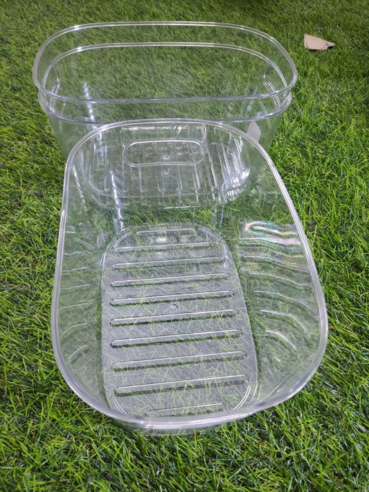 Transparent storage container styl2 - Diqqawi Plates