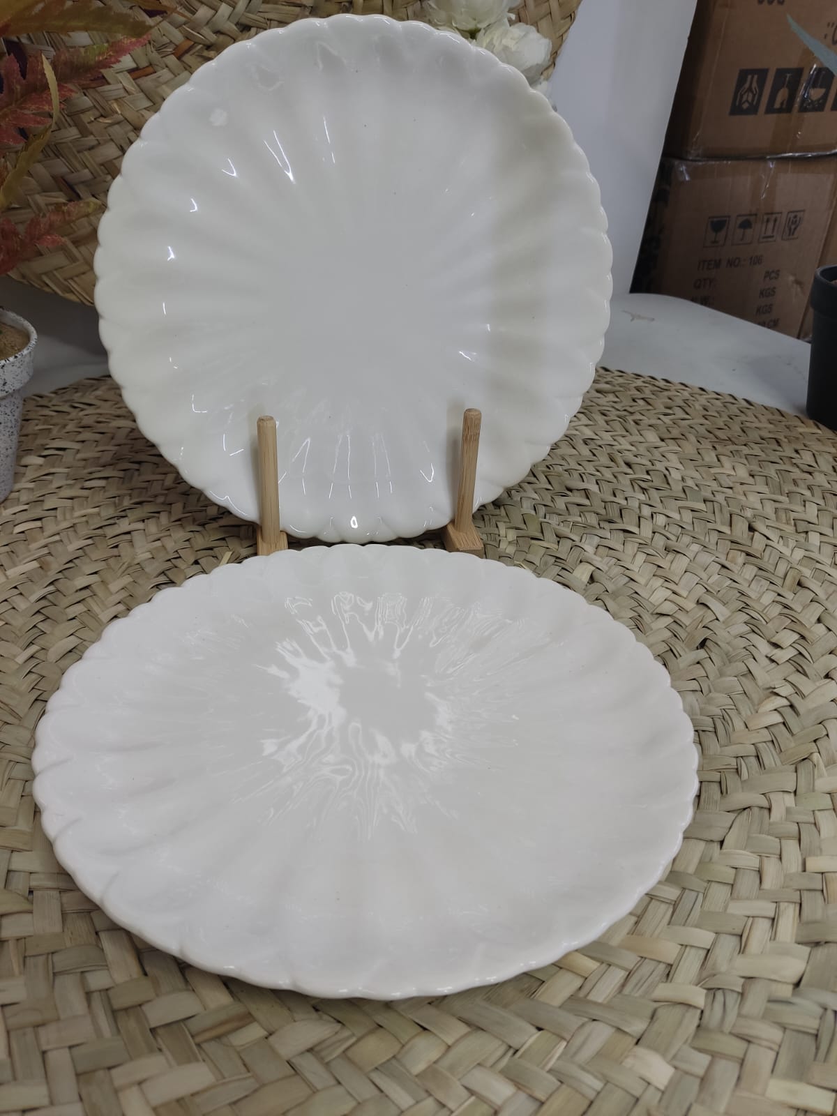 Luxury large Serving & dinning plate 25cm - Diqqawi Plates