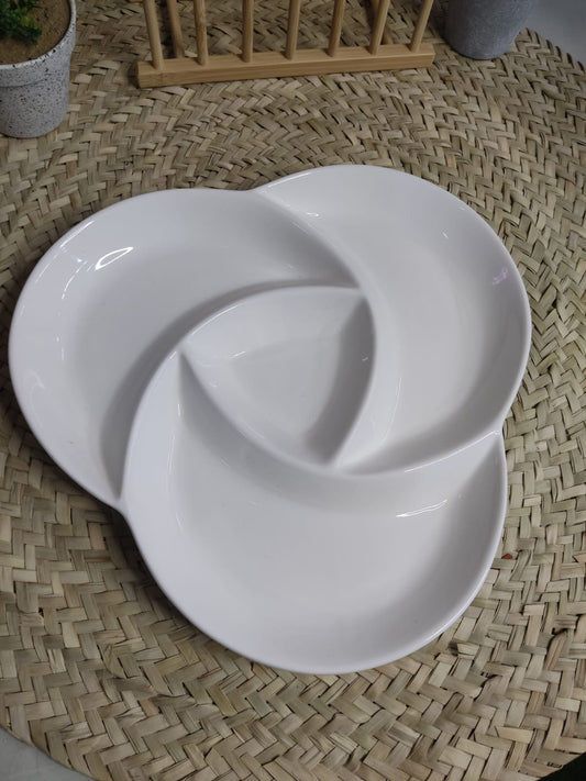 Extra Large Divider Plate (4 compartments) - Diqqawi Plates