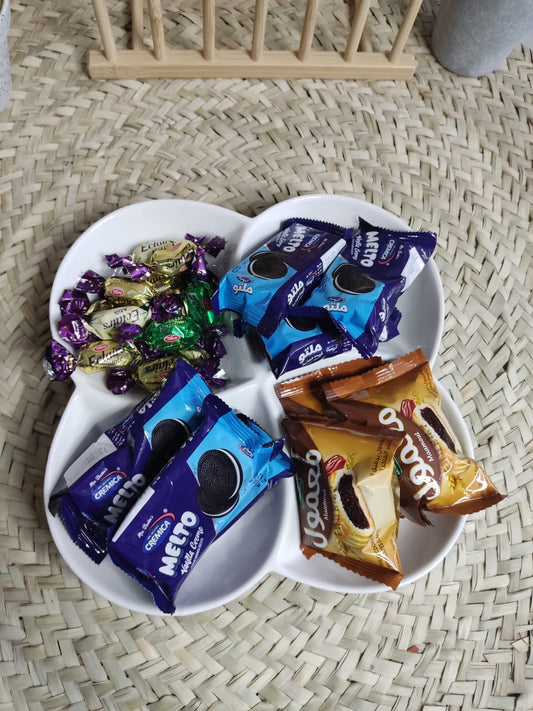 Large Divider Plate (4 compartments) styl2 - Diqqawi Plates