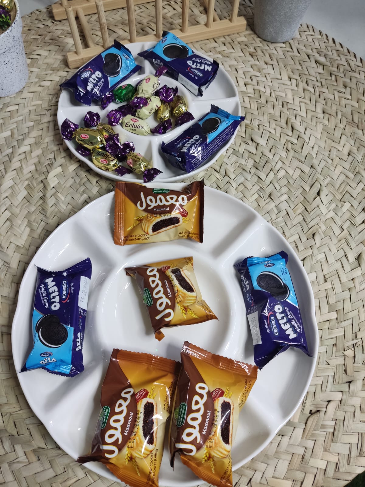 Rounded Divider Plate (5 compartments) - Diqqawi Plates