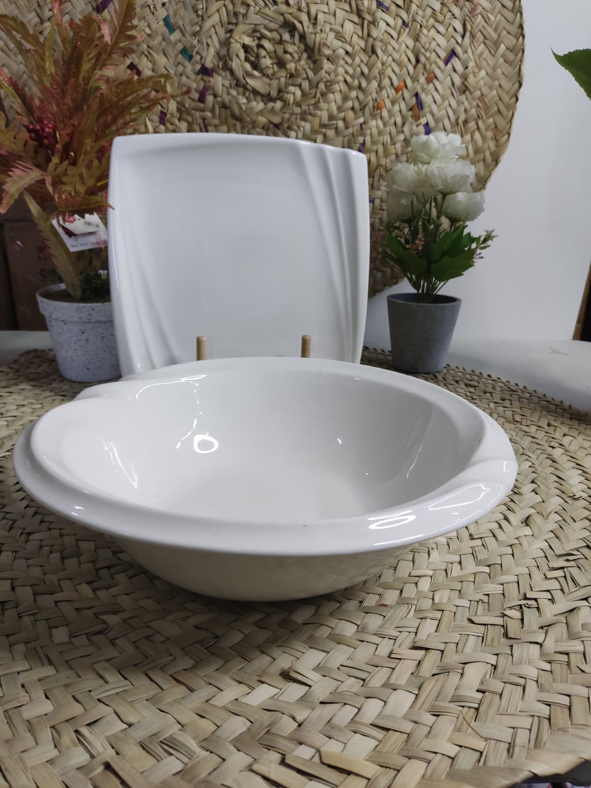 2pcs Luxury Porcelain Serving Set - Diqqawi Plates