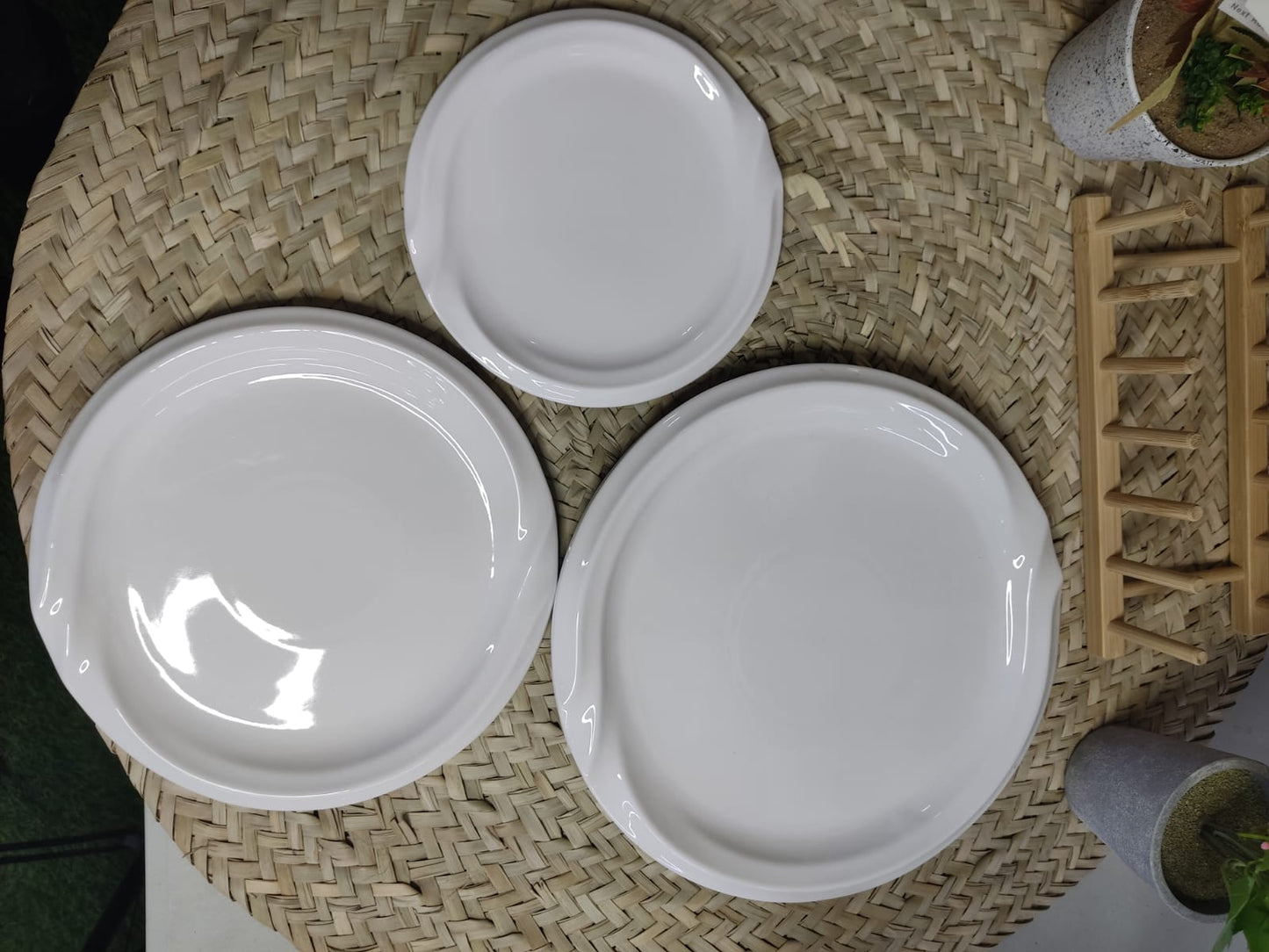 3pcs Luxury Porcelain Dining Plate styl2 - Diqqawi Plates