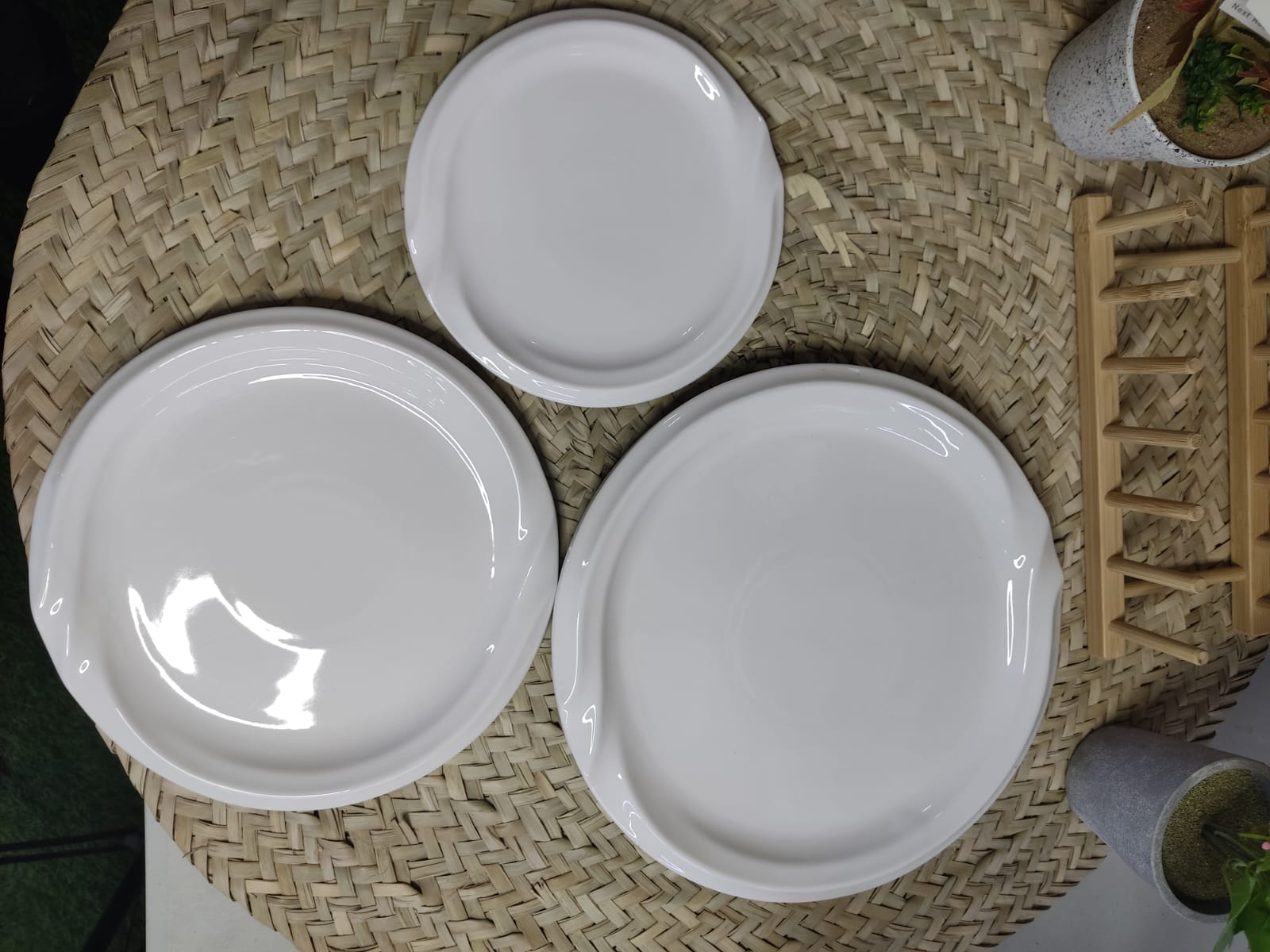 3pcs Luxury Porcelain Dining Plate styl2 - Diqqawi Plates
