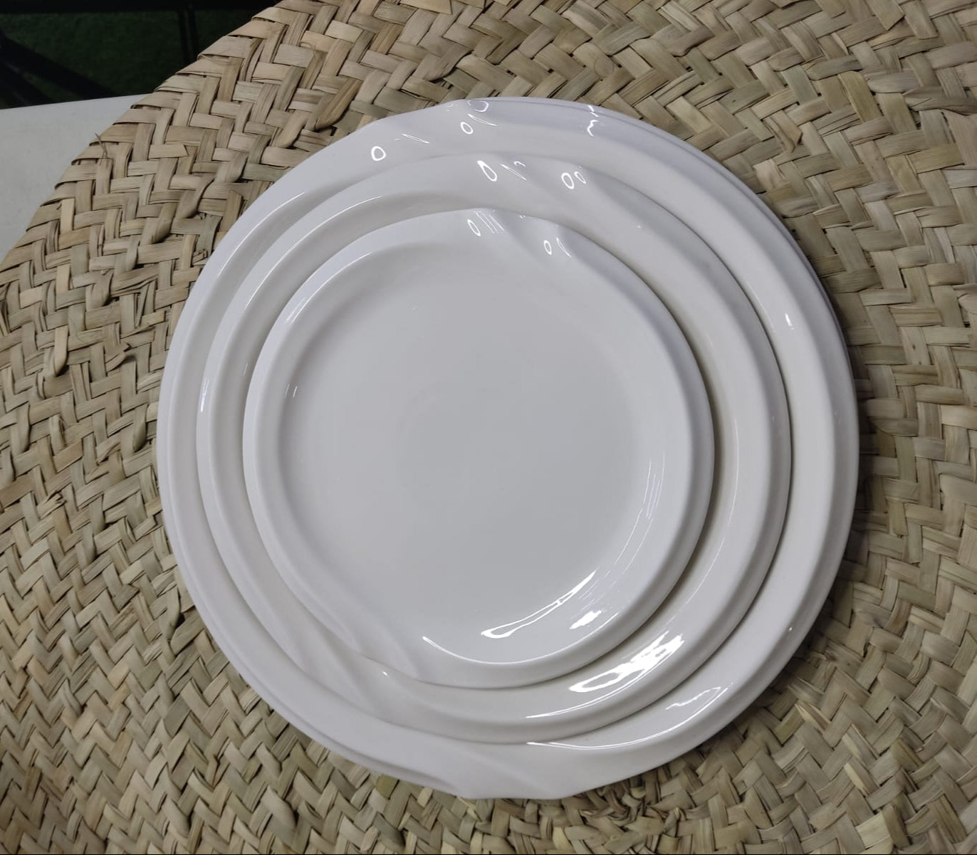 3pcs Luxury Porcelain Dining Plate styl2 - Diqqawi Plates