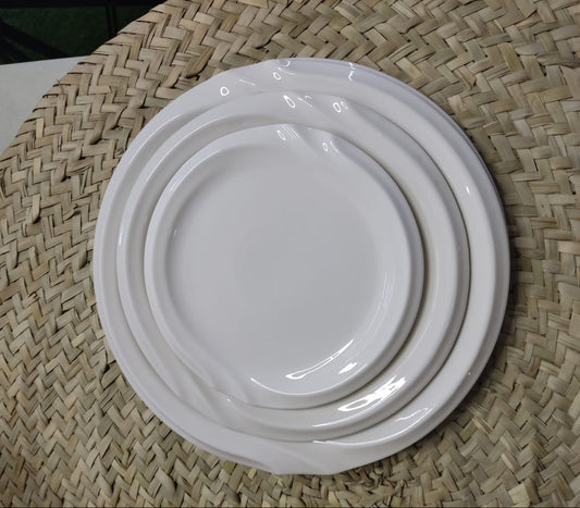 3pcs Luxury Porcelain Dining Plate styl2 - Diqqawi Plates