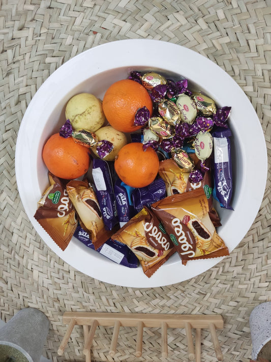 Extra Large Ceramic Dish Bowl 33cm - Diqqawi Plates