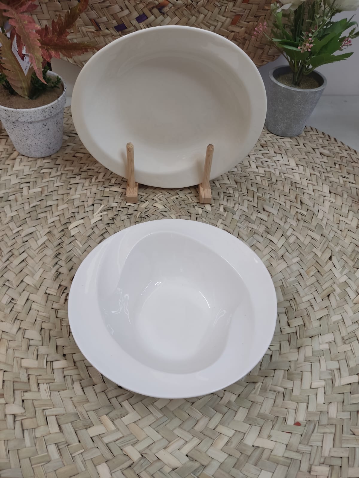 2pcs Luxury Porcelain Serving Set styl2 - Diqqawi Plates