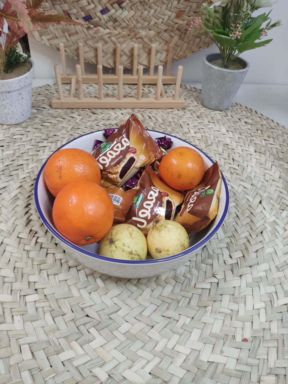 Large cermaic Serving Dish Bowl styl14 - Diqqawi Plates