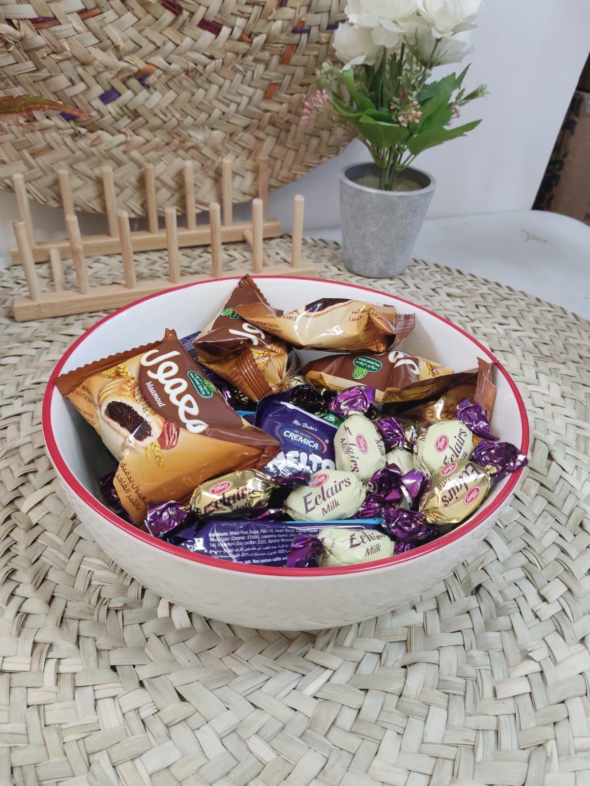 Large cermaic Serving Dish Bowl styl13 - Diqqawi Plates