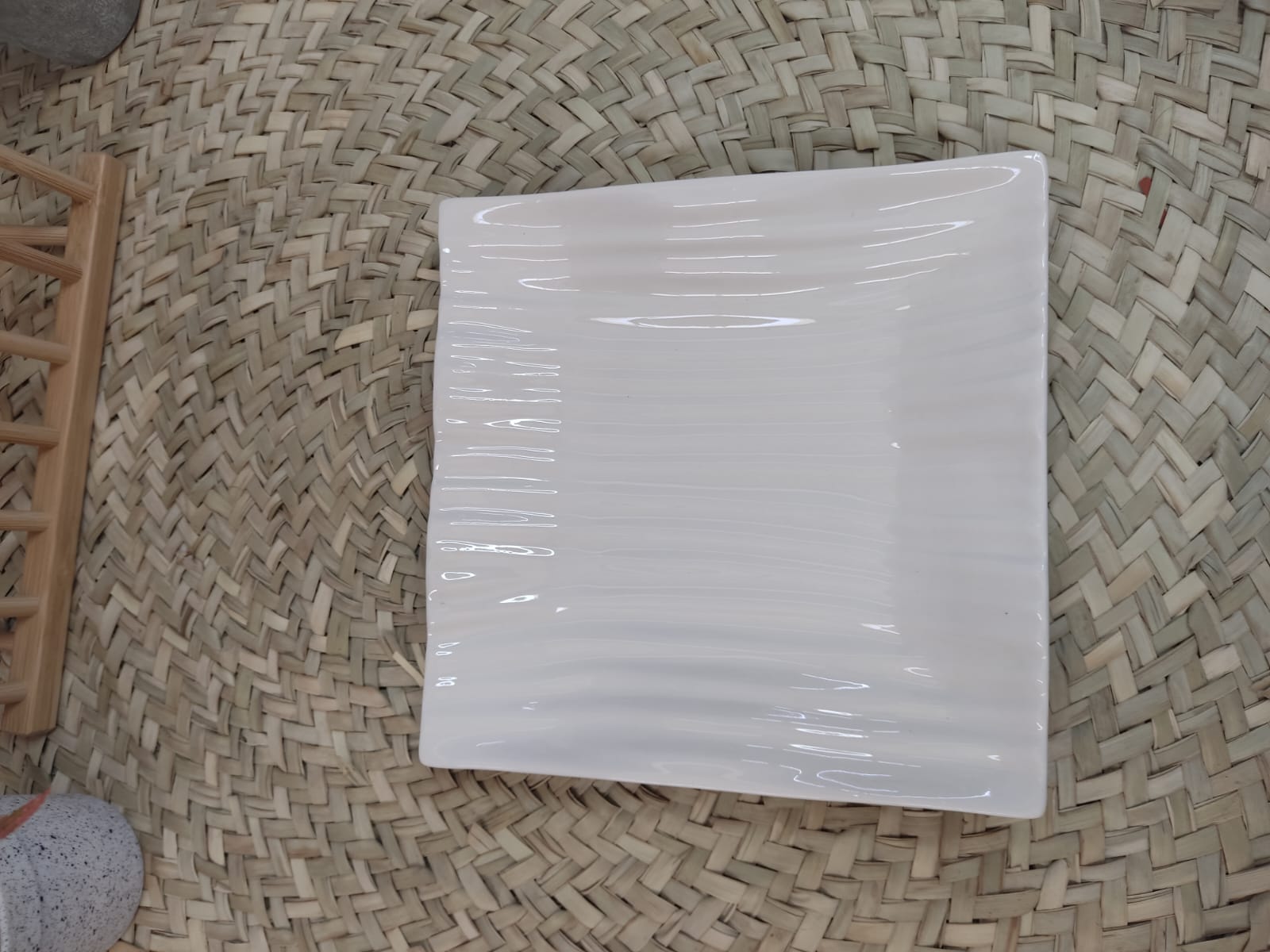 Luxury Porcelain Serving plate 23cm- Square - Diqqawi Plates