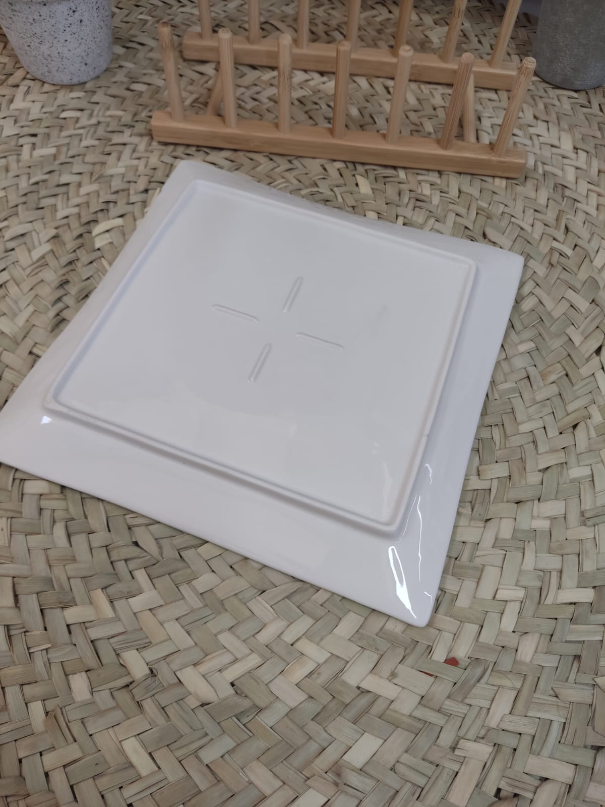 Luxury Porcelain Serving plate - Square styl2 - Diqqawi Plates