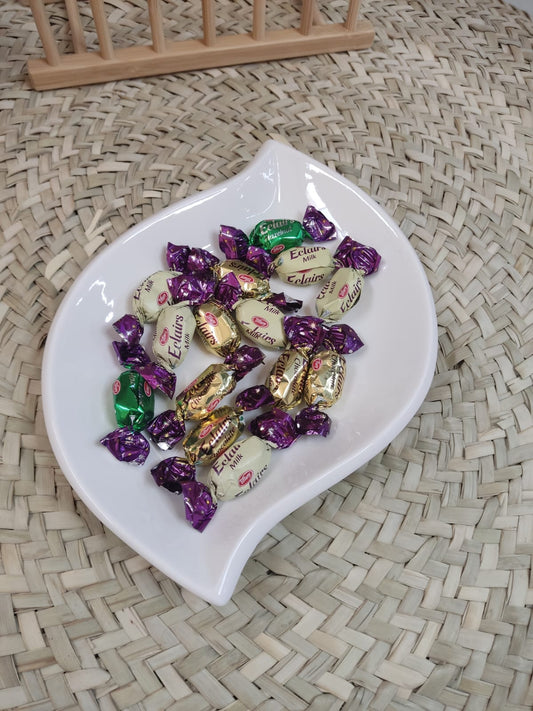 Luxury High-Quality Porcelain Oval Serving Plate styl5 - Diqqawi Plates