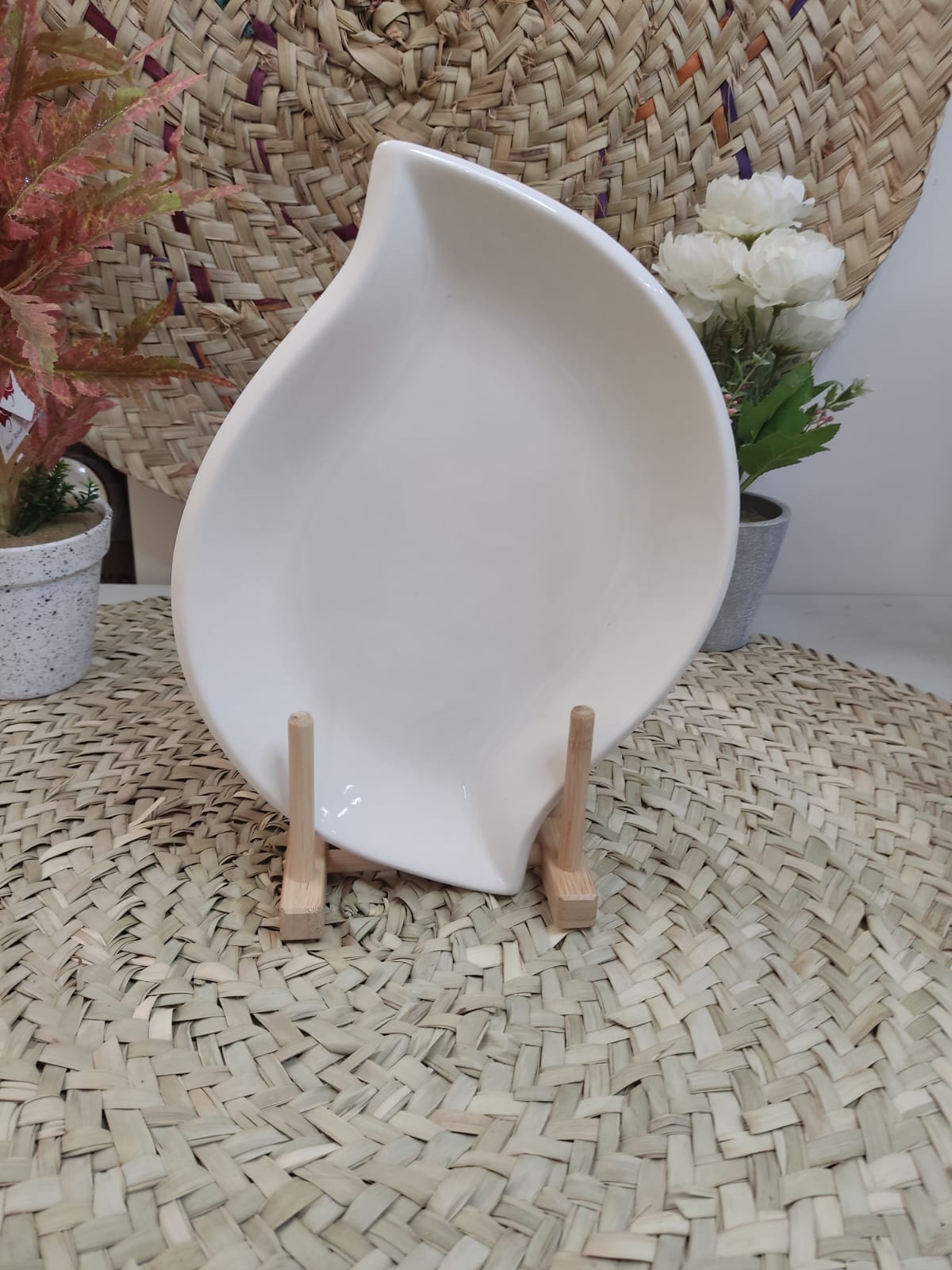 Luxury High-Quality Porcelain Oval Serving Plate styl5 - Diqqawi Plates