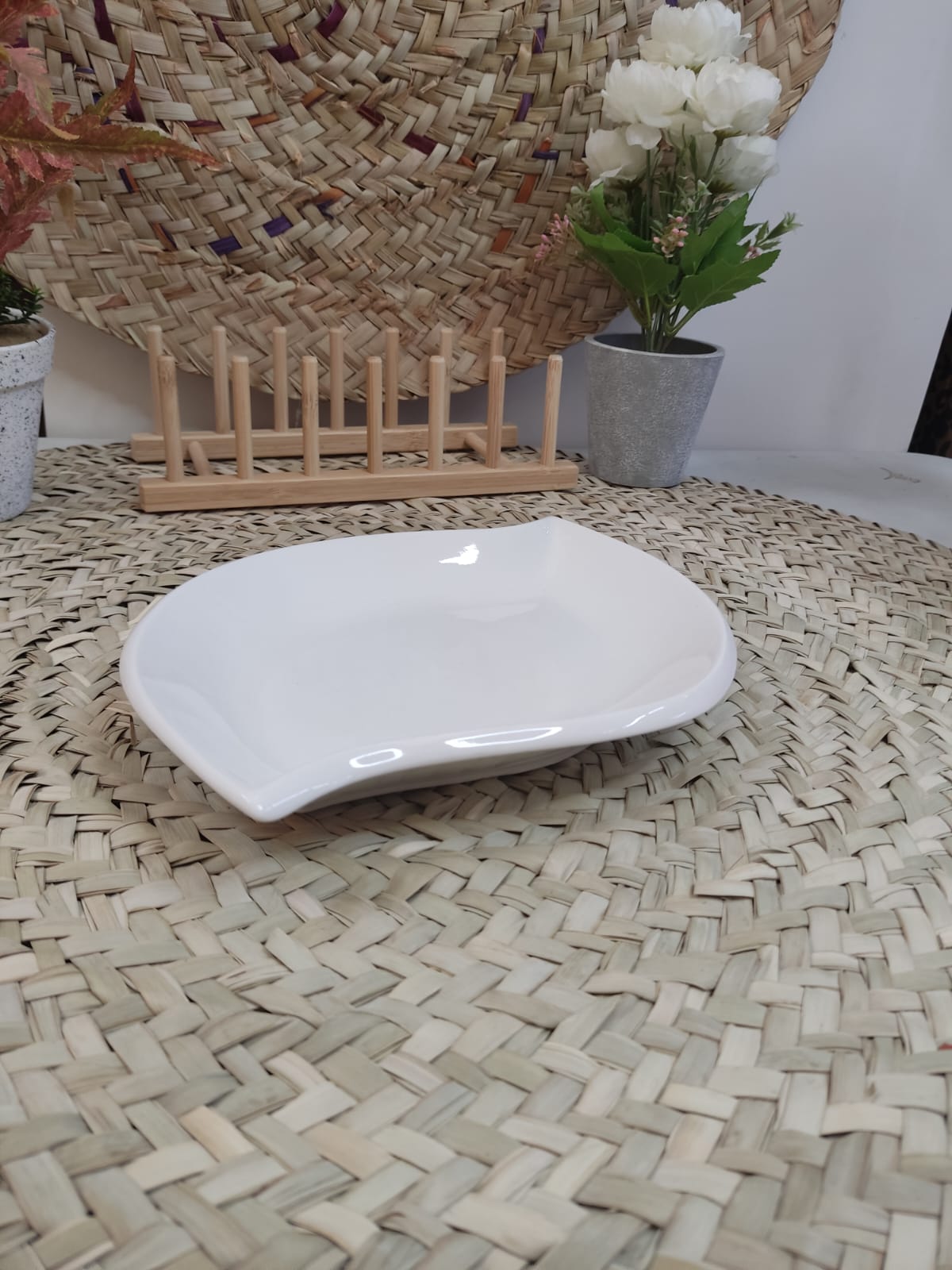 Luxury High-Quality Porcelain Oval Serving Plate styl5 - Diqqawi Plates