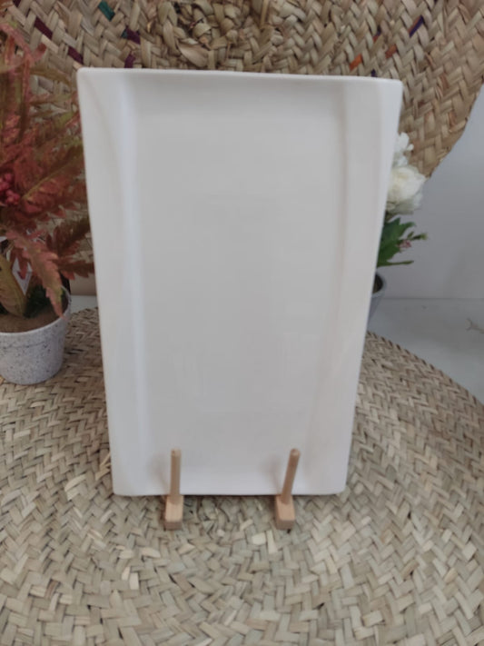 Luxury Large Rectangular Serving Porcelain Plate - Diqqawi Plates
