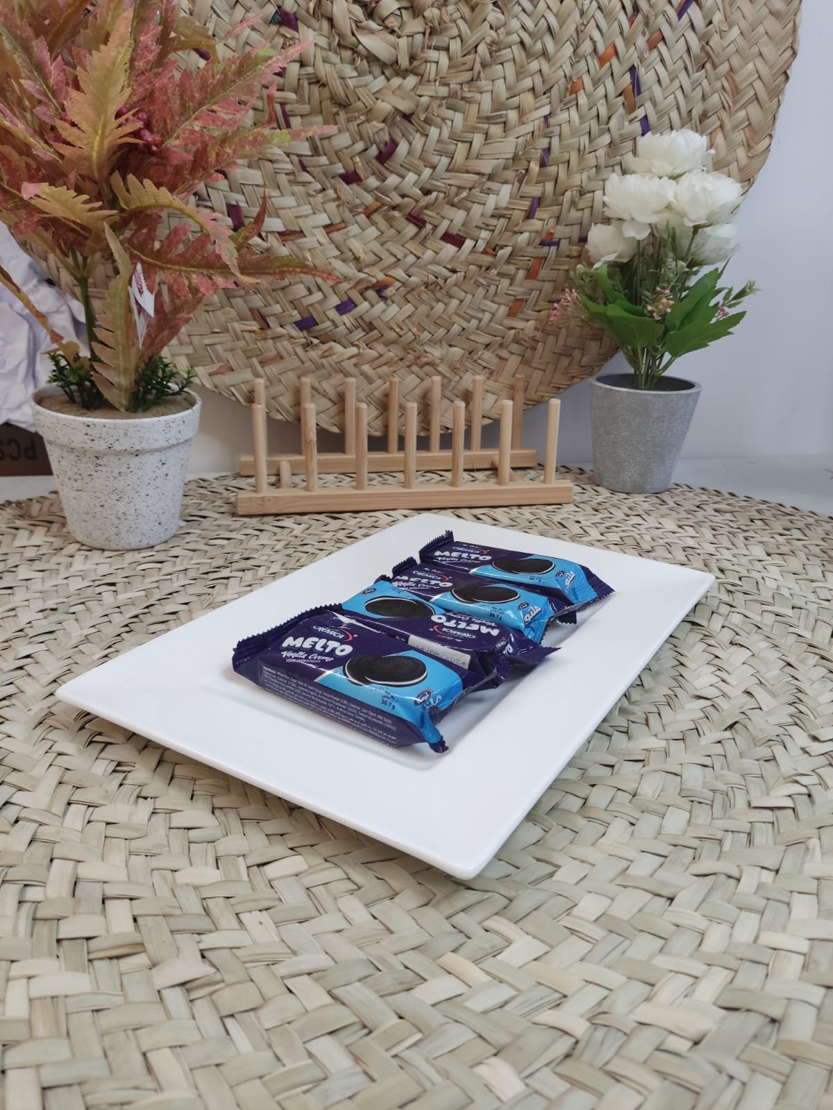 Luxury Large Rectangular Serving Porcelain Plate styl3 - Diqqawi Plates