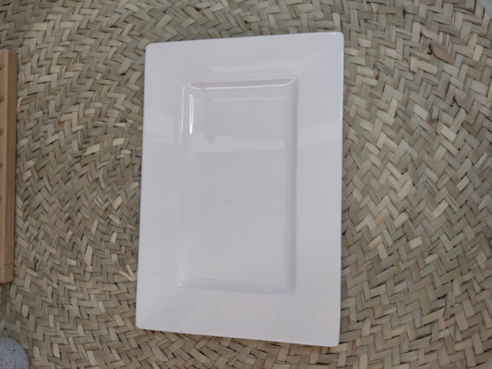 Luxury Large Rectangular Serving Porcelain Plate styl3 - Diqqawi Plates