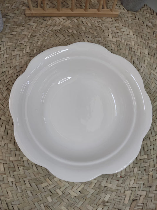 Spacious Ceramic Serving Dish Bowl styl2 - Diqqawi Plates