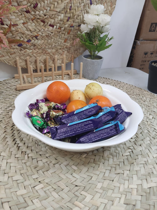 Spacious Ceramic Serving Dish Bowl styl2 - Diqqawi Plates