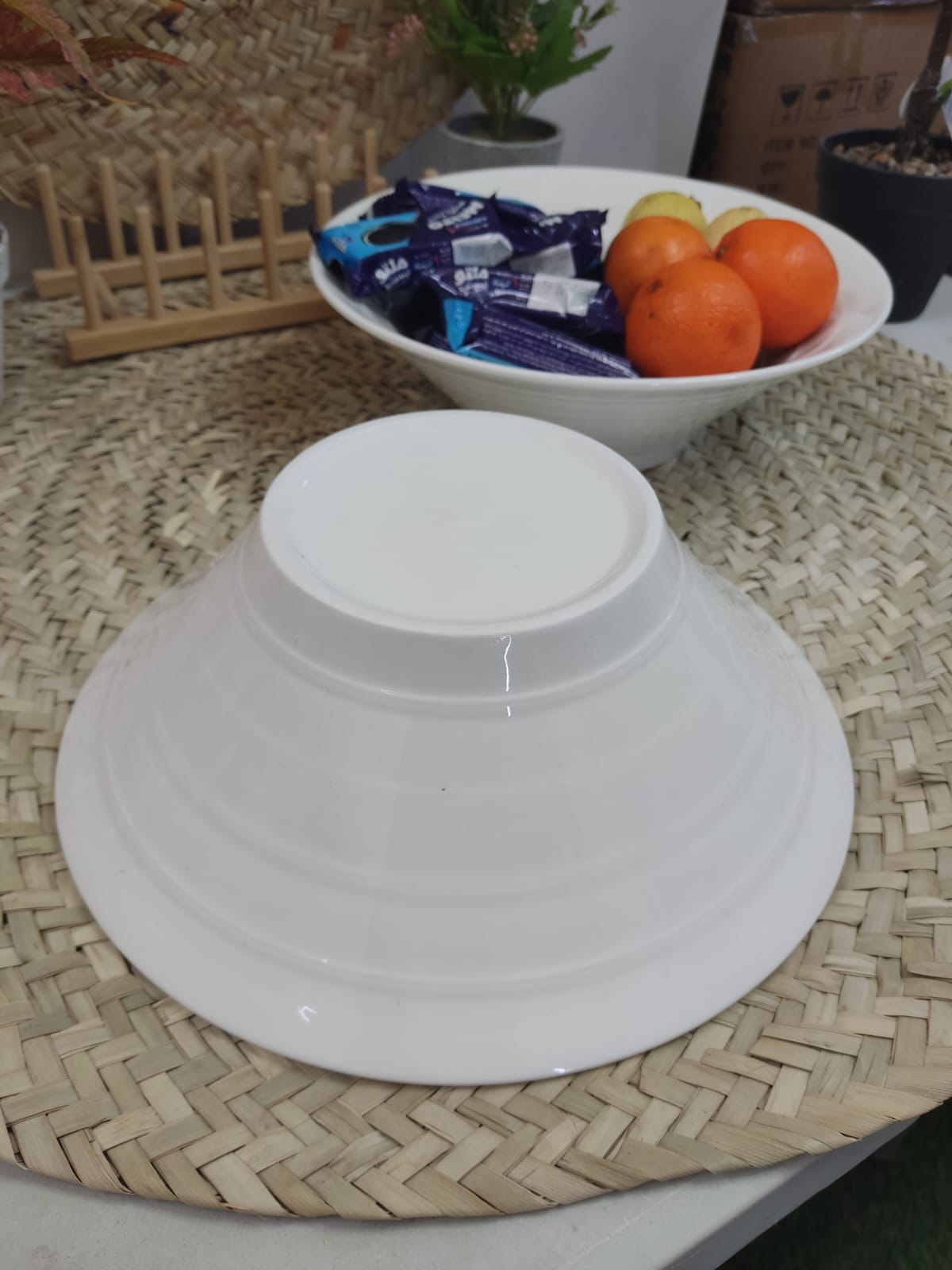 Generous Size cermaic Serving Dish Bowl 30x9.5cm - Diqqawi Plates