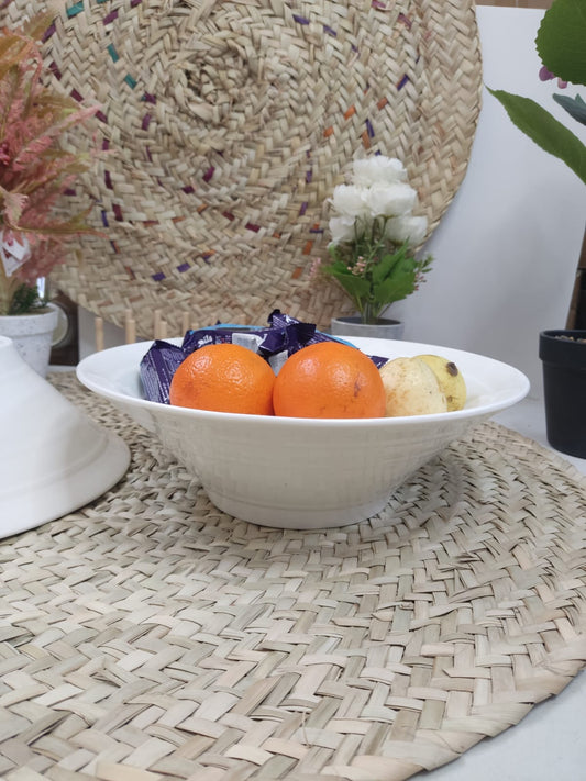 Generous Size cermaic Serving Dish Bowl 30x9.5cm - Diqqawi Plates