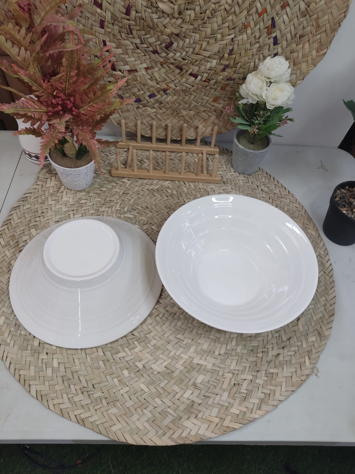 Generous Size cermaic Serving Dish Bowl 30x9.5cm - Diqqawi Plates