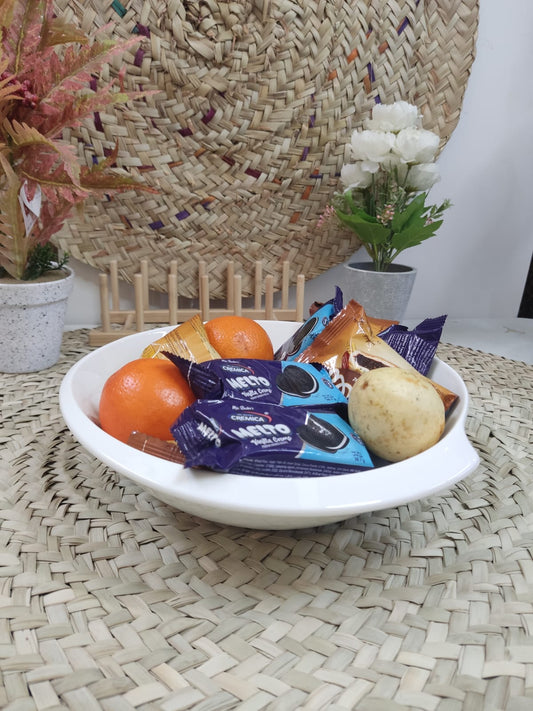 Spacious Ceramic Serving Dish Bowl - Diqqawi Plates