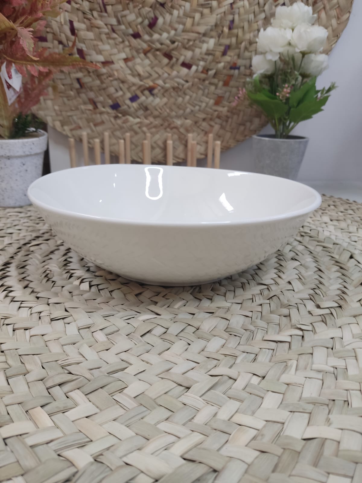 Spacious Ceramic Serving Dish Bowl - Diqqawi Plates