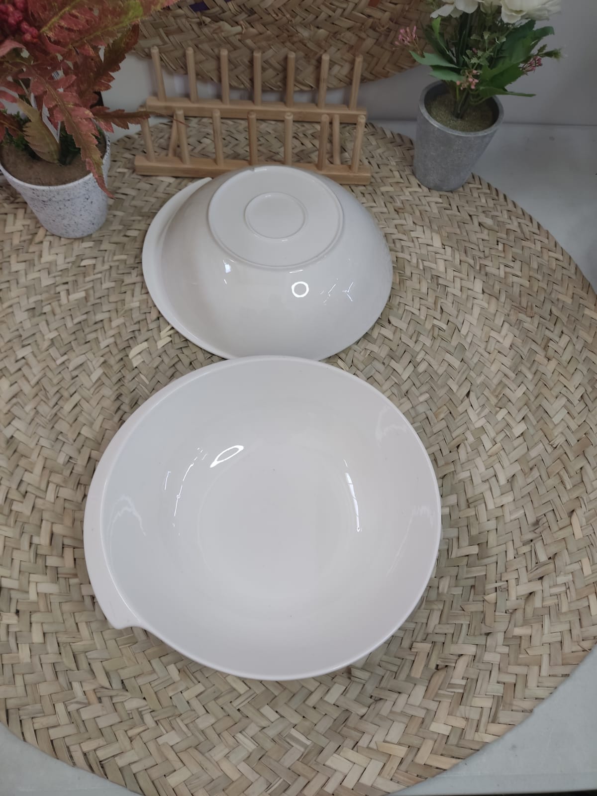Spacious Ceramic Serving Dish Bowl - Diqqawi Plates