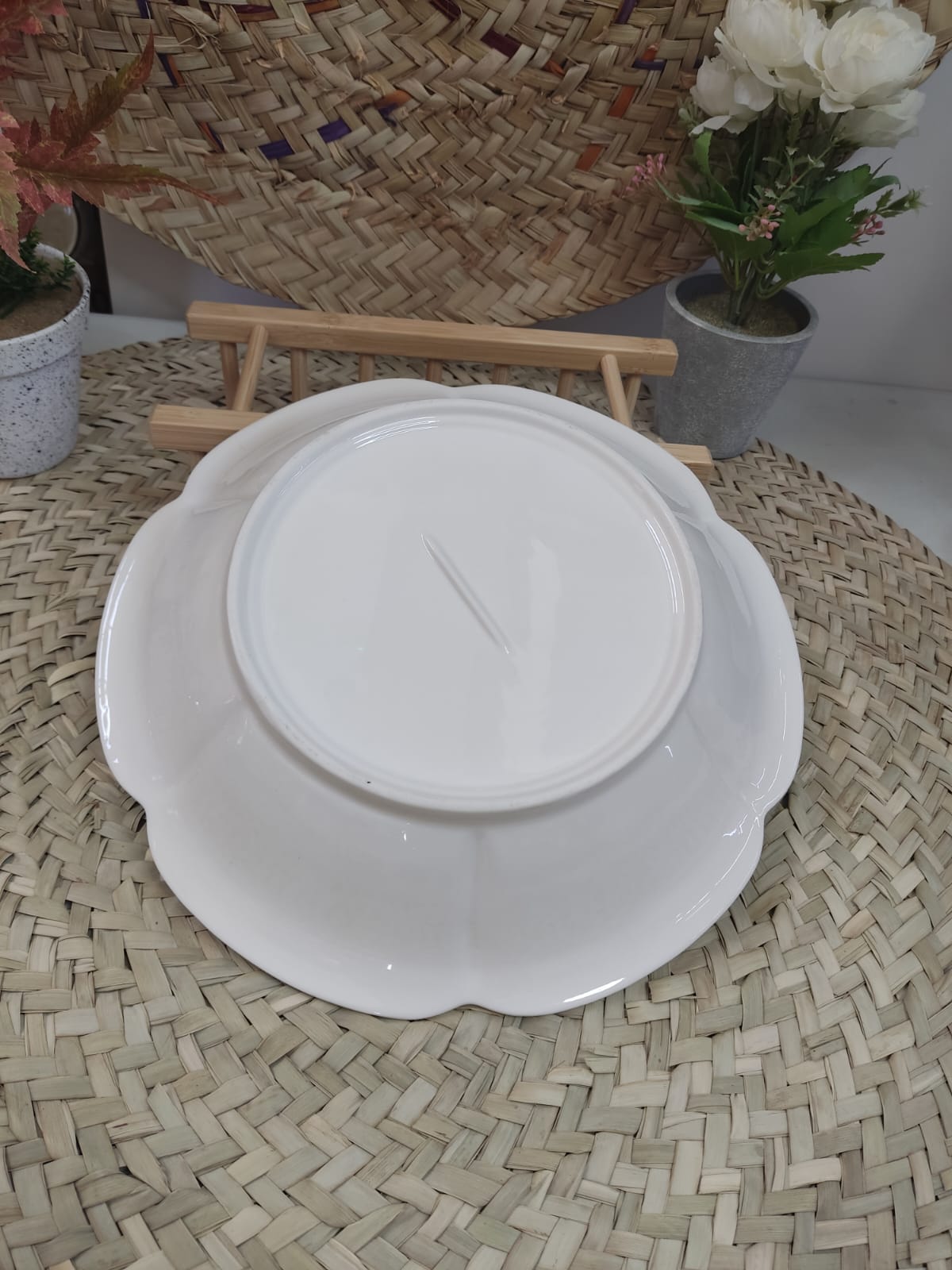 Spacious Ceramic Serving Dish Bowl styl1 - Diqqawi Plates