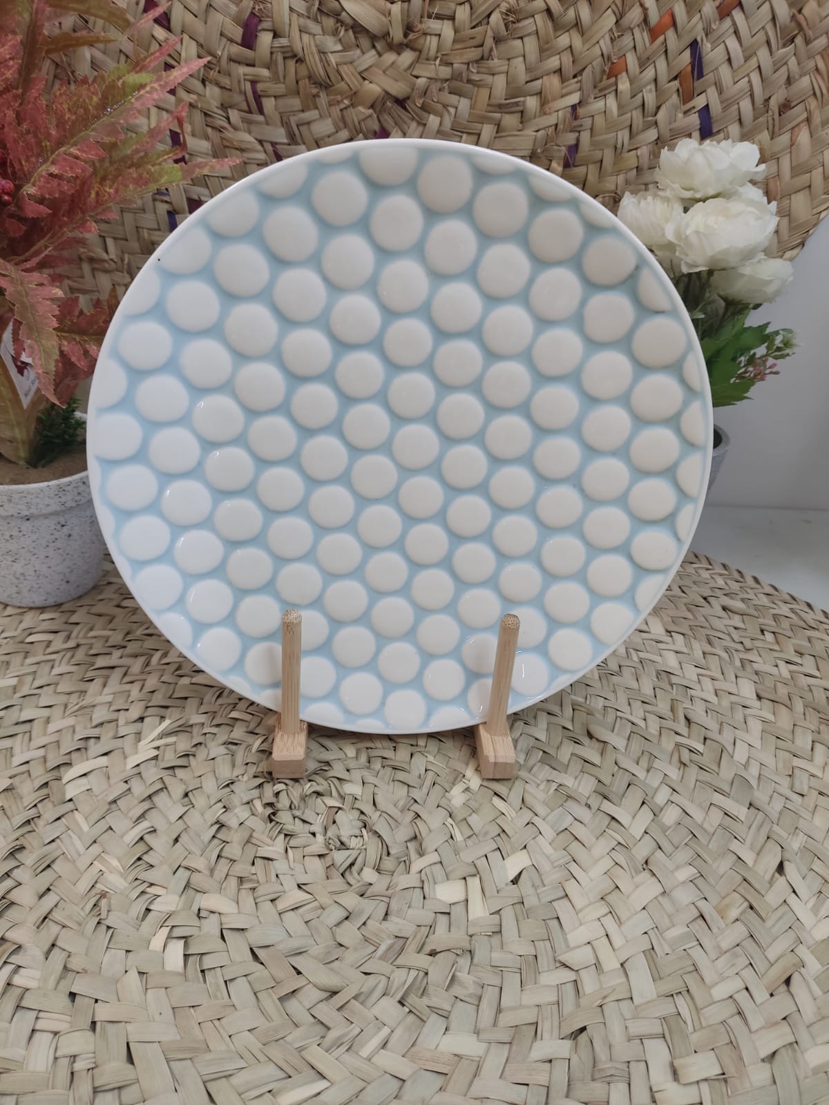 Large Ceramic Serving Dish Plate 28cm - Diqqawi Plates