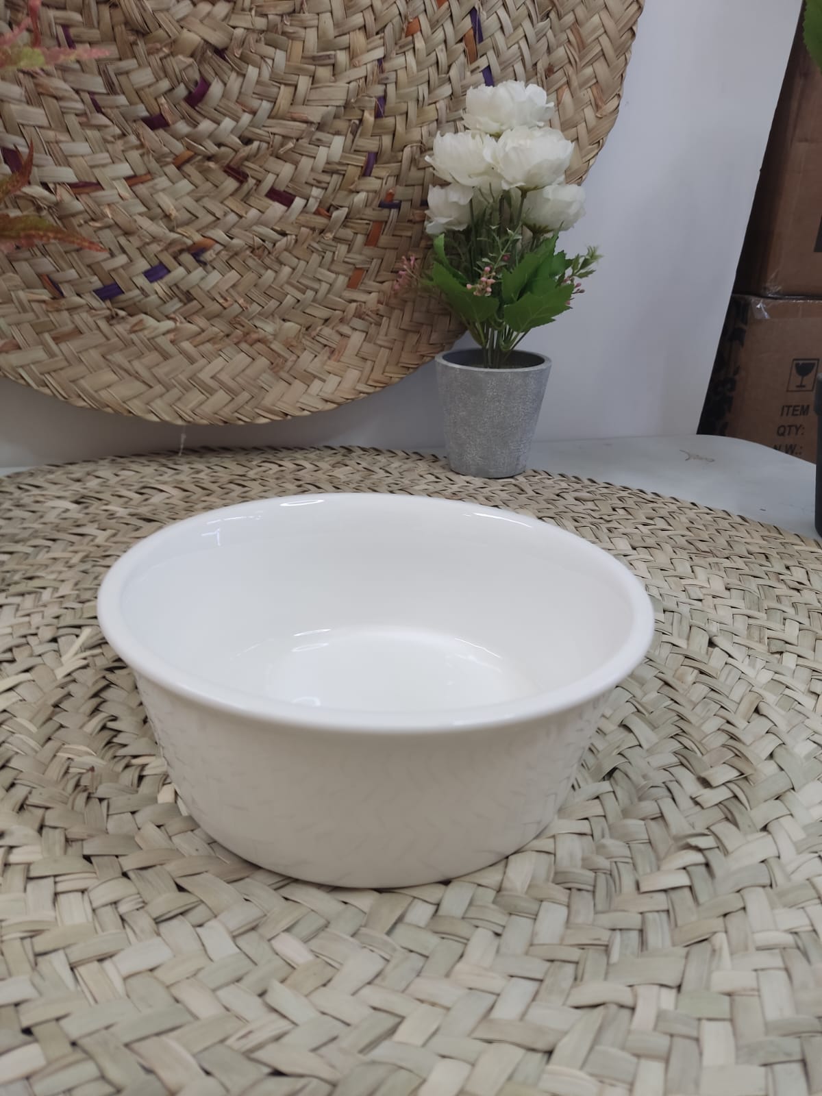 Large Porcelain Bowl for Serving Salad styl12 - Diqqawi Plates