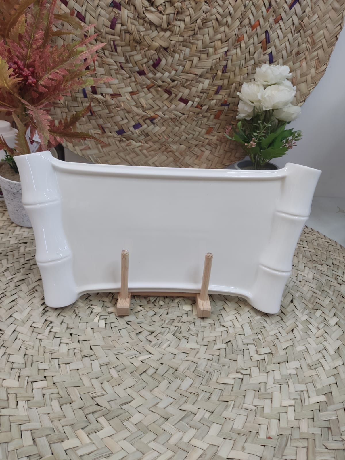Large Porcelain Serving Tray styl11 - Diqqawi Plates
