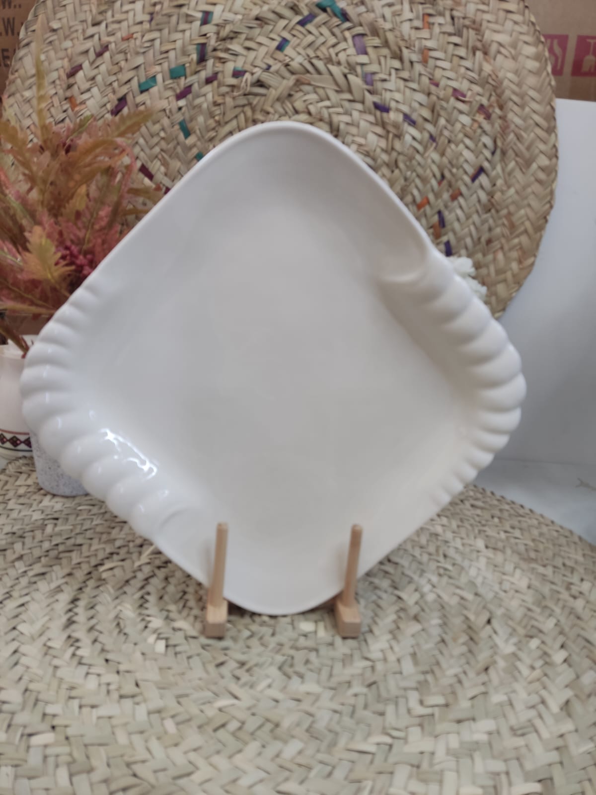 Decorative Large Porcelain Serving plate styl12 - Diqqawi Plates