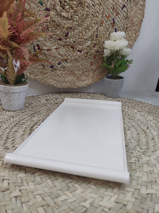 Luxury Large Porcelain Serving Tray 41cm - Diqqawi Plates
