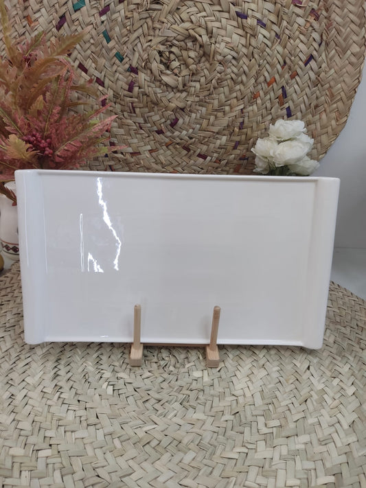 Luxury Large Porcelain Serving Tray 41cm - Diqqawi Plates