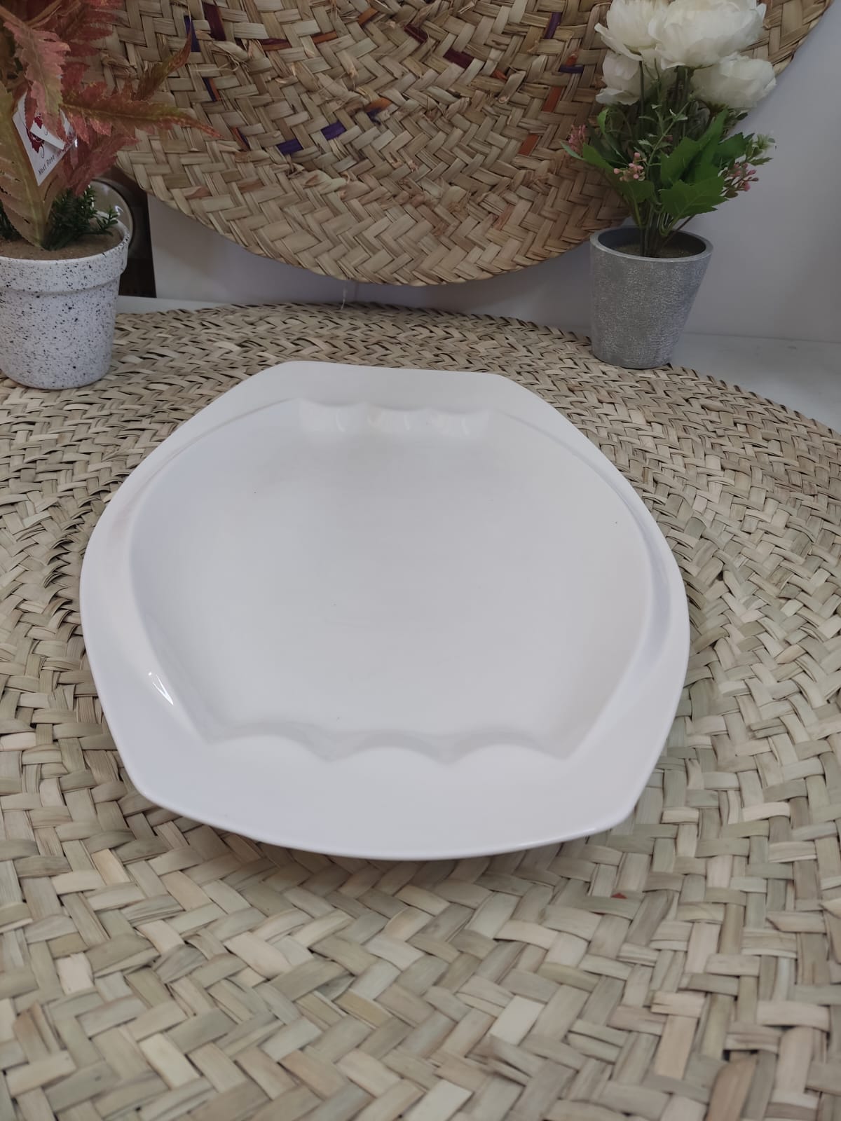 Luxury Large Porcelain Serving Tray 40cm - Diqqawi Plates