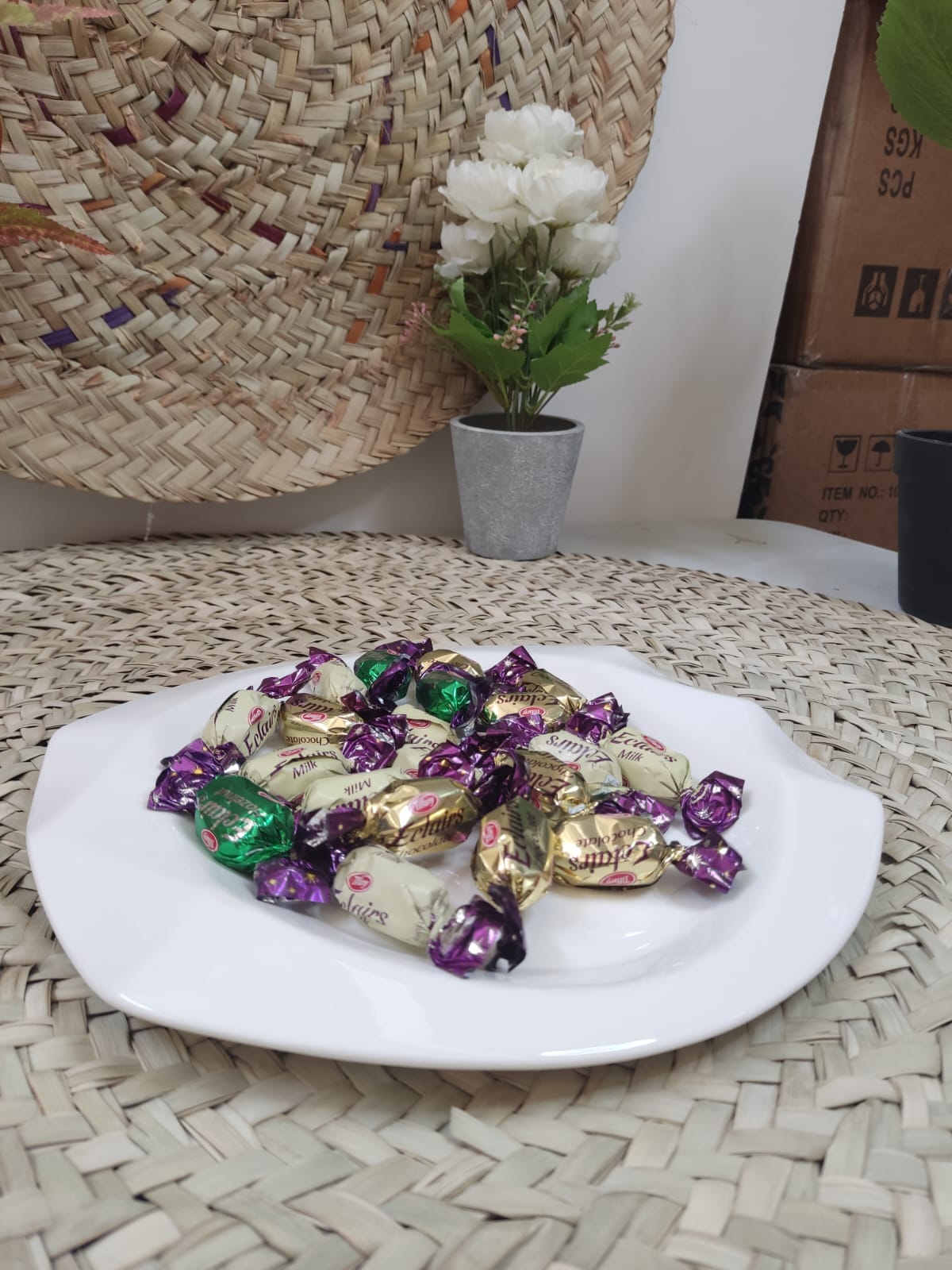 Luxury Medium Porcelain Serving Tray 26 cm - Diqqawi Plates