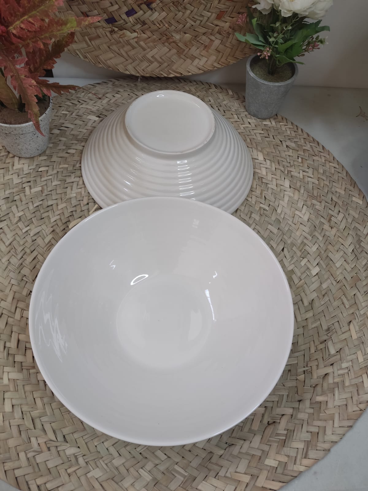 Spacious Ceramic Serving Dish Bowl styl5 - Diqqawi Plates