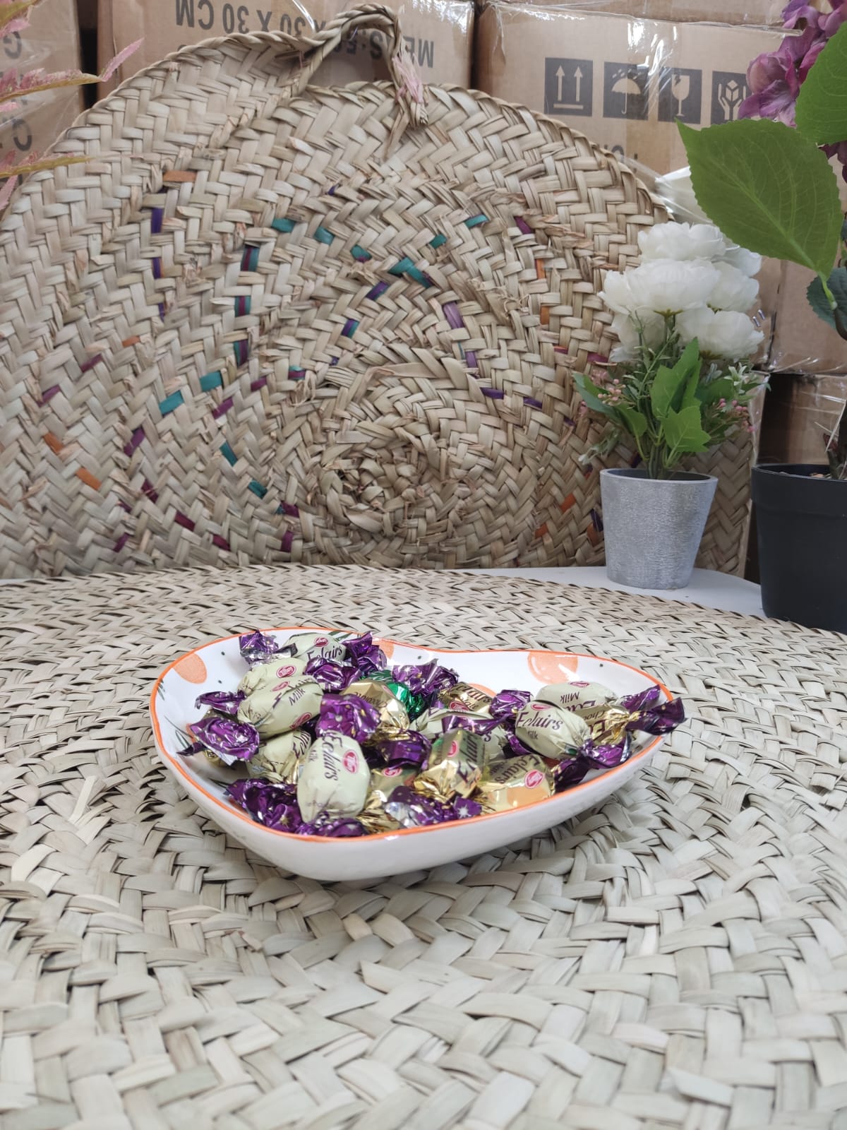 Medium Love serving Plate (styl4) - Diqqawi Plates