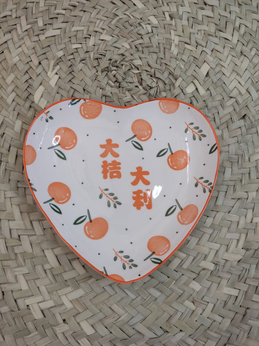 Medium Love serving Plate (styl4) - Diqqawi Plates