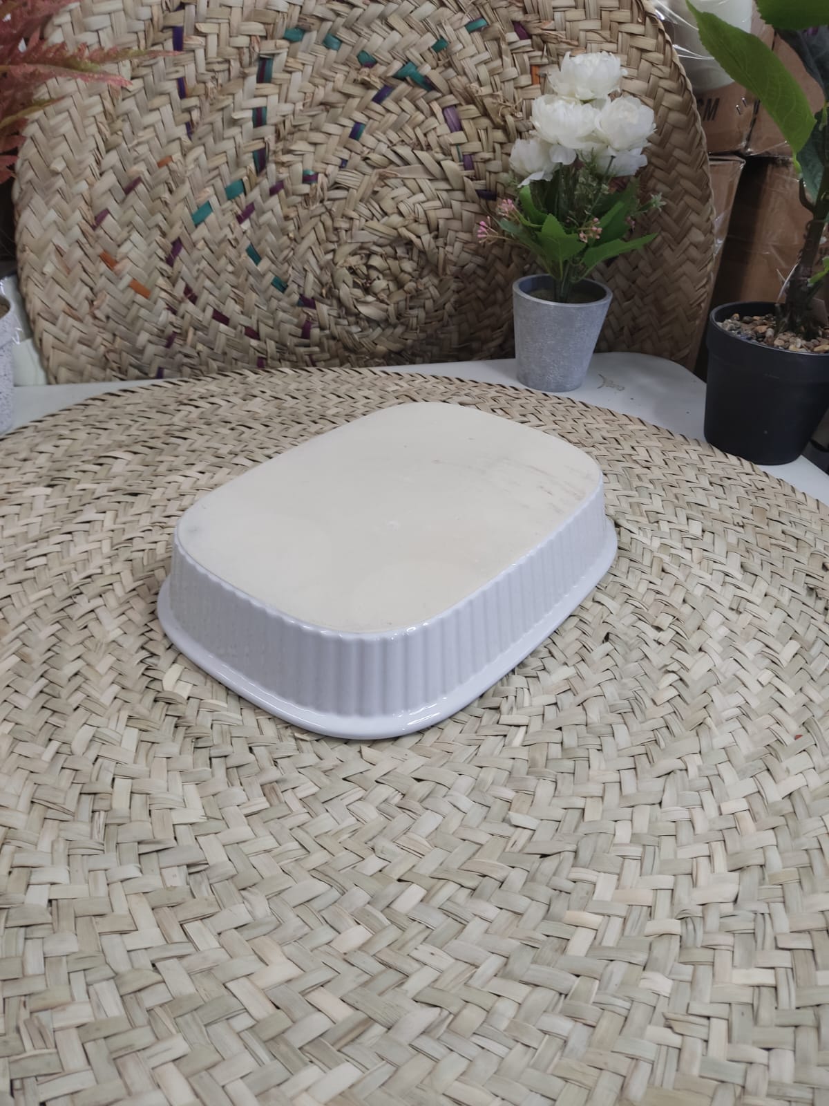 Rectangular Large Dish Bowl 28x20cm - Diqqawi Plates