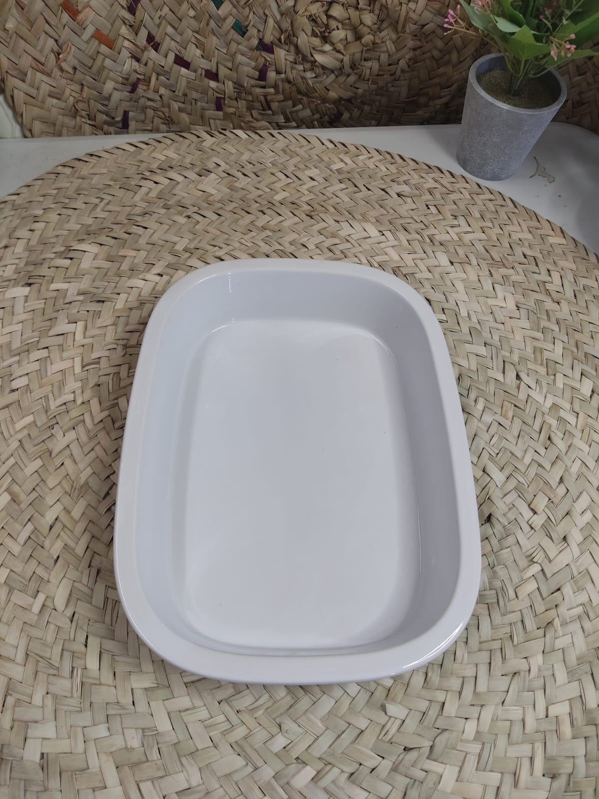 Rectangular Large Dish Bowl 28x20cm - Diqqawi Plates