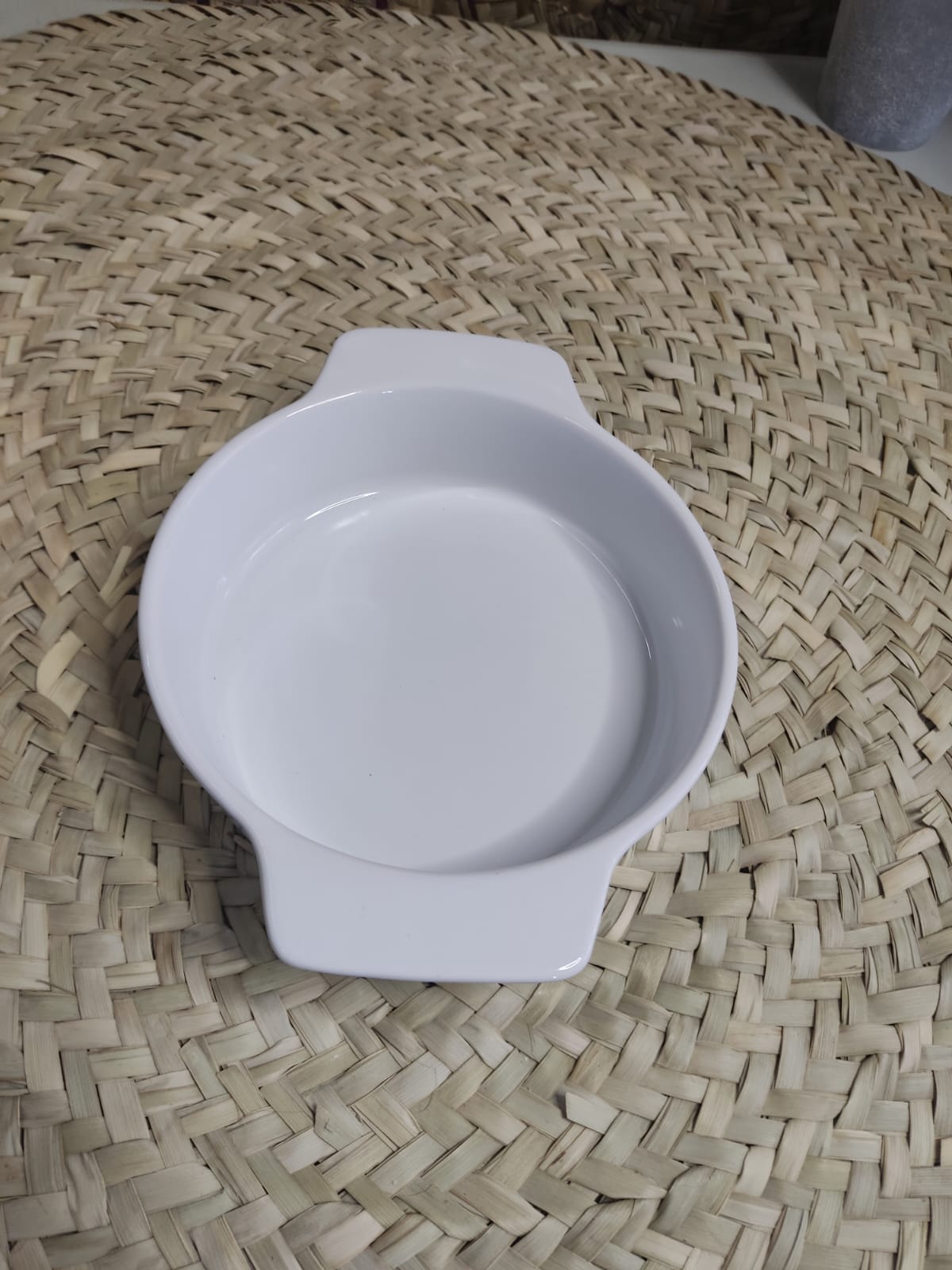 Medium Porcelain Serving Dish Bowl with handle styl12 - Diqqawi Plates