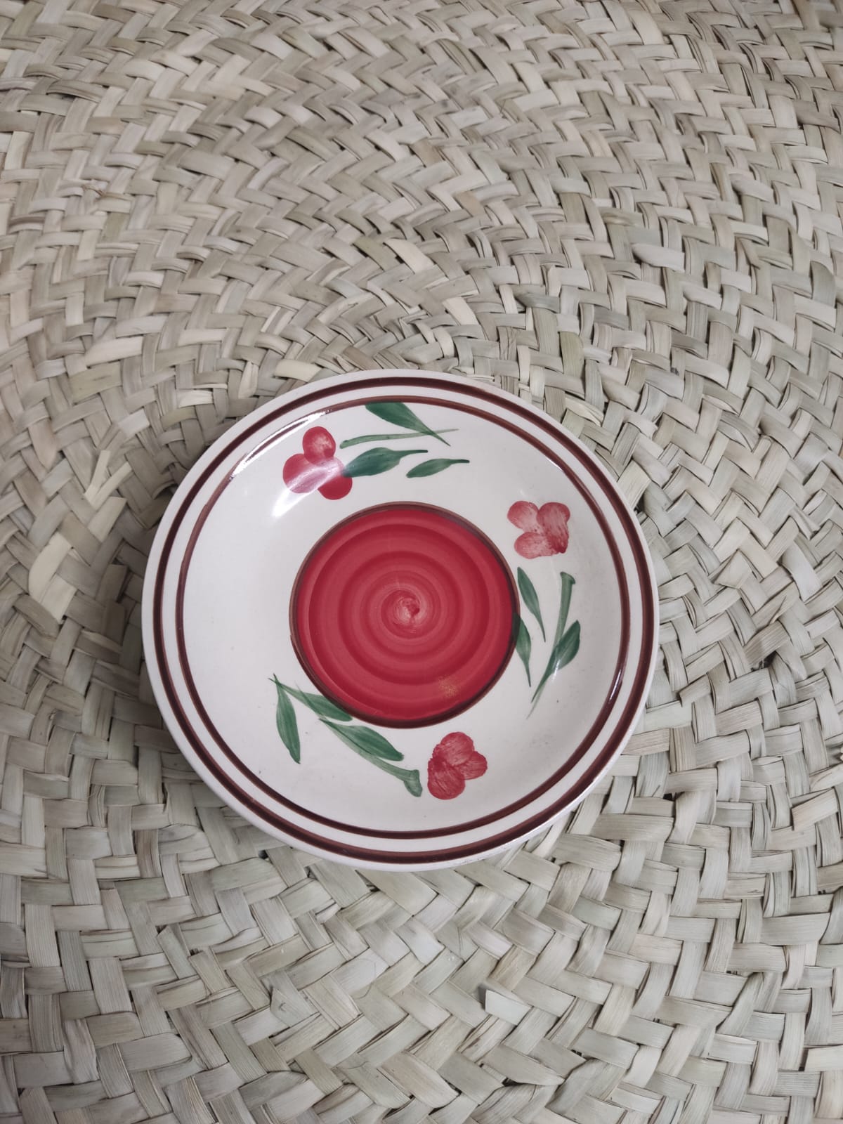 small printed porcelain dessert plate 15 cm - Diqqawi Plates
