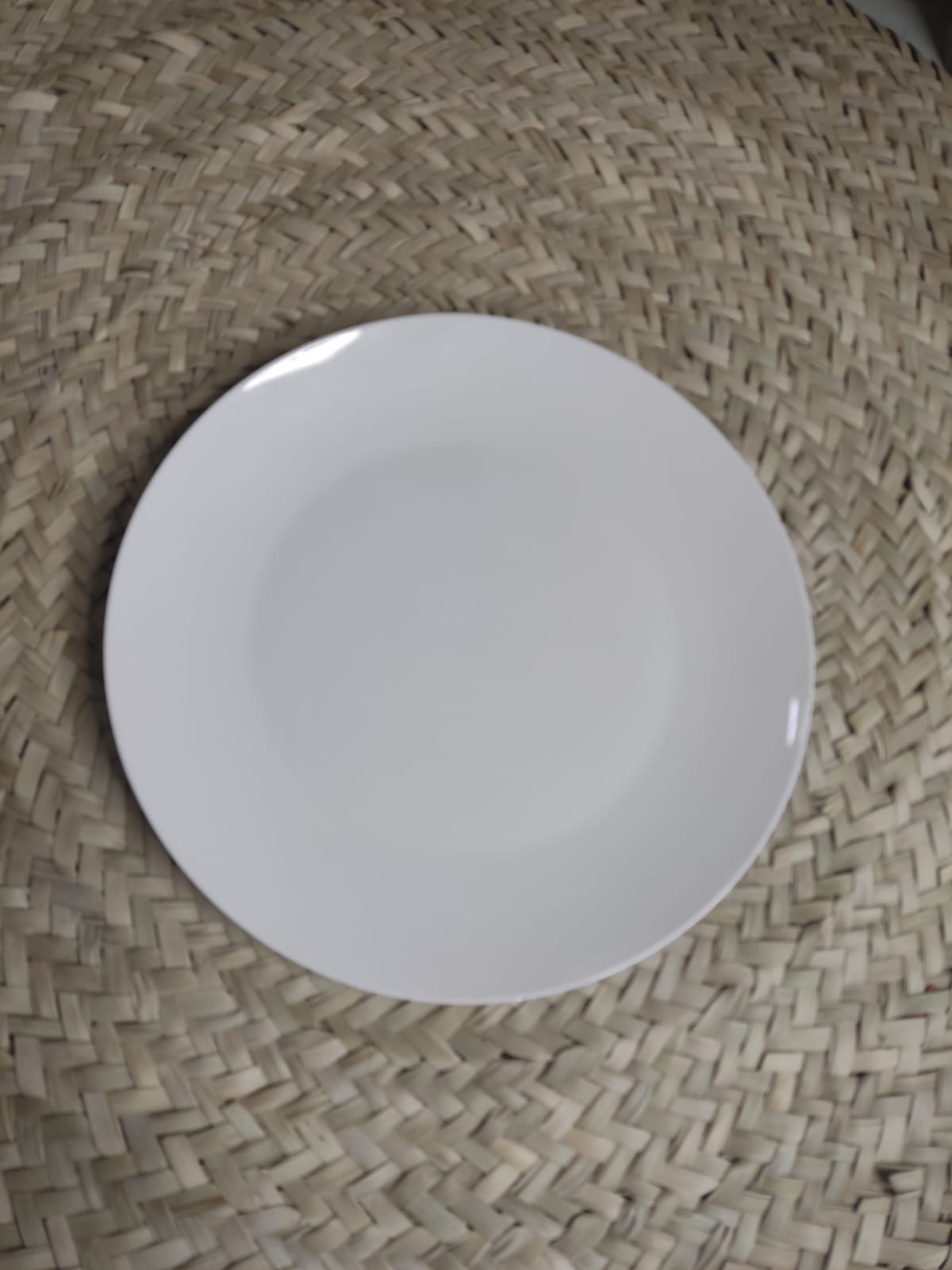 Luxury Large white Porcelain dinning plate 10.5inch - Diqqawi Plates