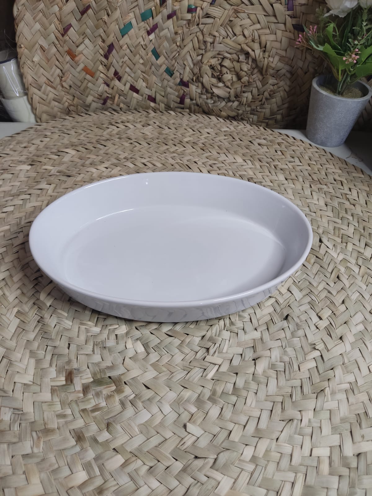 Large Oval Dish plate for oven - Diqqawi Plates