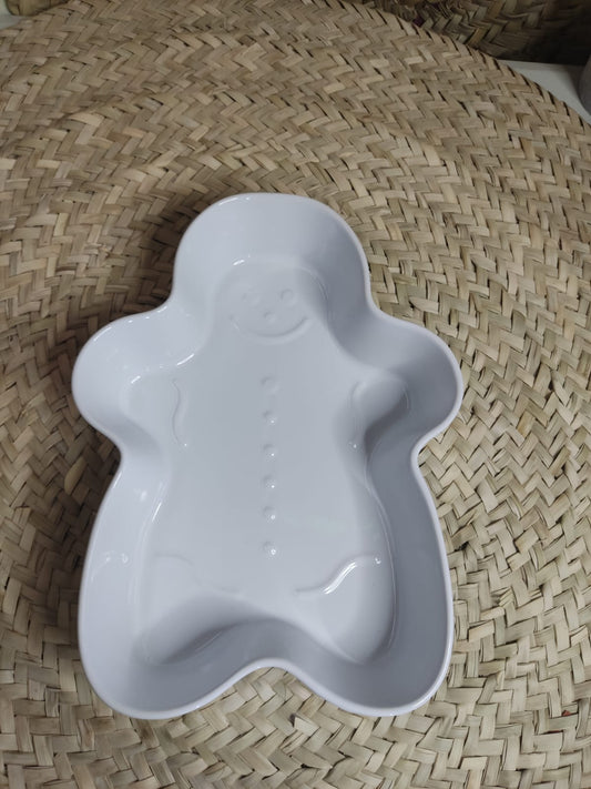 Stylish Large Gingerbread-Shaped Dish Bowl - Diqqawi Plates